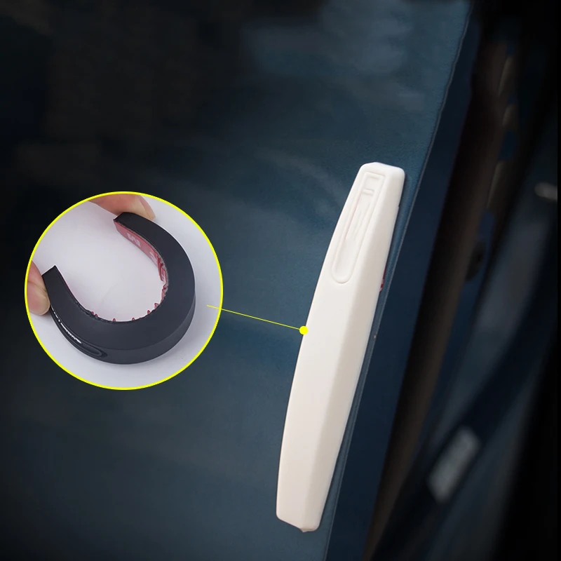 

Lsrtw2017 Silica Gel Car Door Edge Anti-collision Strip Trims for Volkswagen Passat B8 Variant 2016 2017 2018 2019 2020