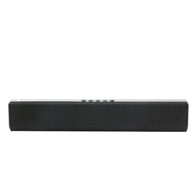 NewRixing беспроводной Bluetooth динамик стерео Бас Сабвуфер поддержка AUX в USB TF карта fm-радио воспроизведение музыки с микрофоном Handfree - Цвет: black soundbar