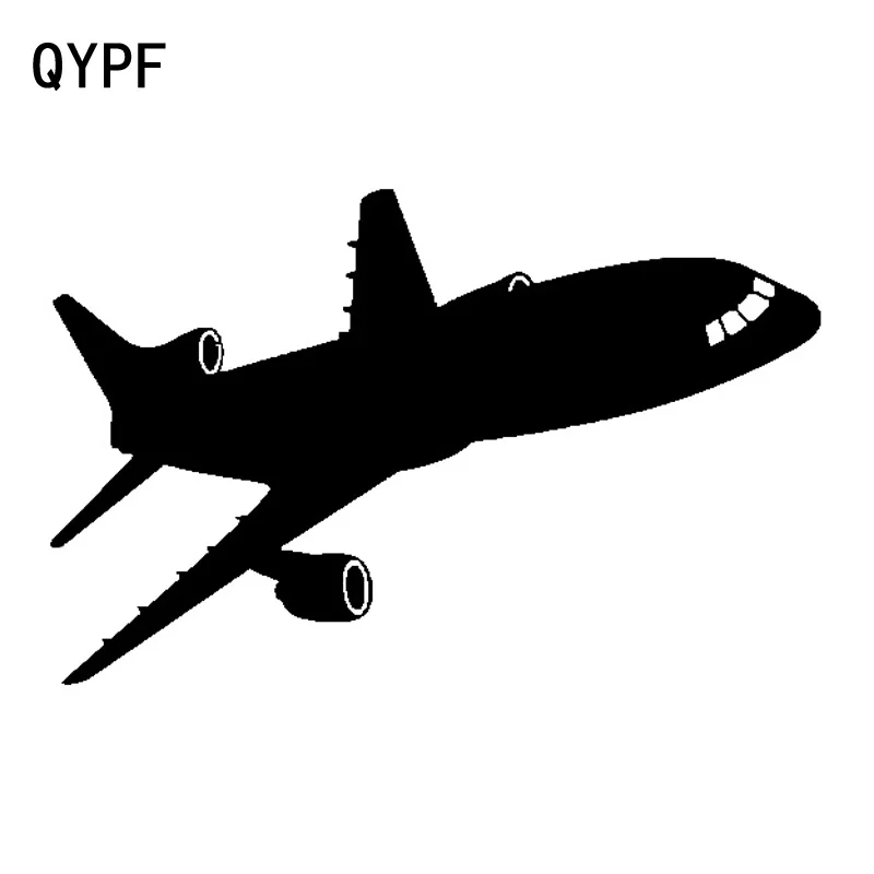 QYPF 17.6cm*11.1cm New Edition Civil Aviation Aircraft Manned Hold People Car Sticker Vinyl Decal Special Accessory C18-0715 | Автомобили