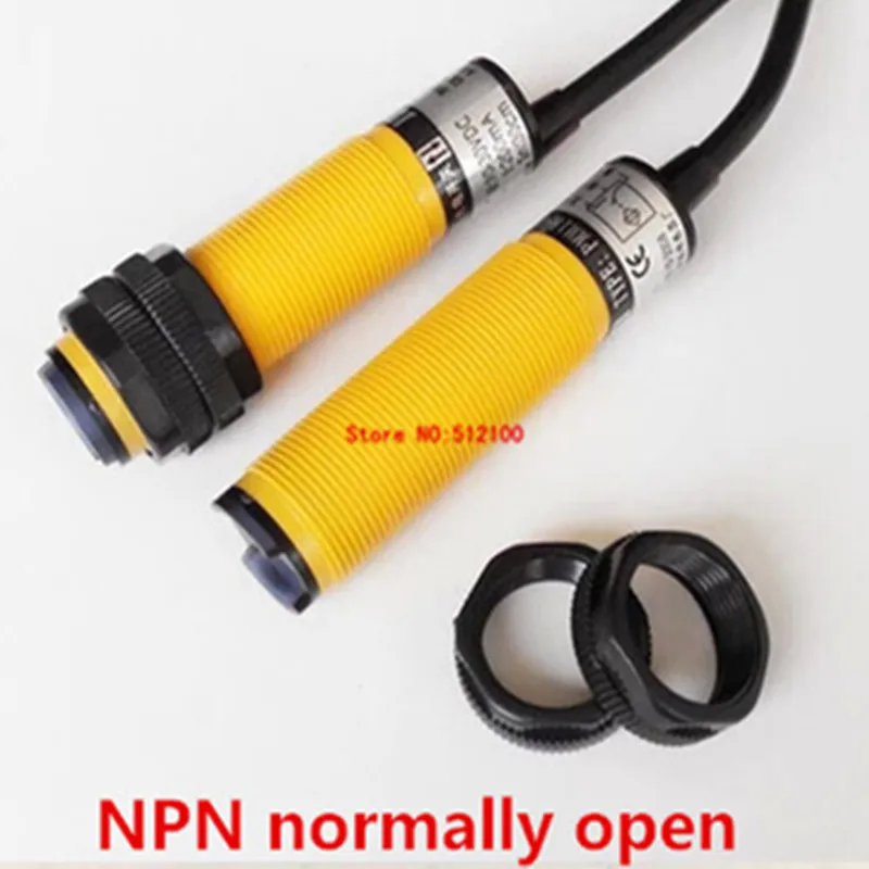 

5PCS E3F-DS30C4 photoelectric switch diffuse detection distance 10-30 cm NPN normally open PMM18 - C301NA