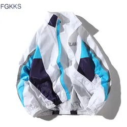 FGKKS модные брендовые мужские куртки 2019 осень мужские буквы куртка-бомбер верхняя одежда мужская куртка-бомбер повседневное хип-хоп пальто