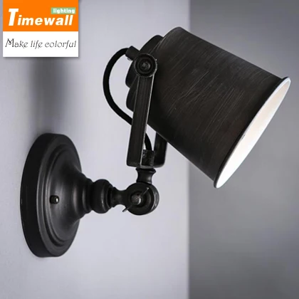 

[wholesale] new LOFT industrial American country iron wall lamp small machine wall lamp lighting balcony Restaurant