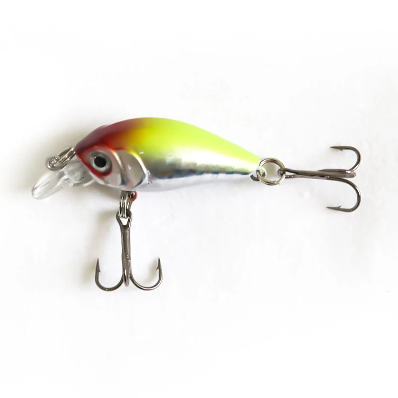 6 قطعة/المجموعة Crankbait الصيد إغراء Wobblers أسماك الاصطناعي الطعم العائمة الوخز كرنك الطعم البسيطة طُعم صلب 4.5 سنتيمتر 4g بايك باس
