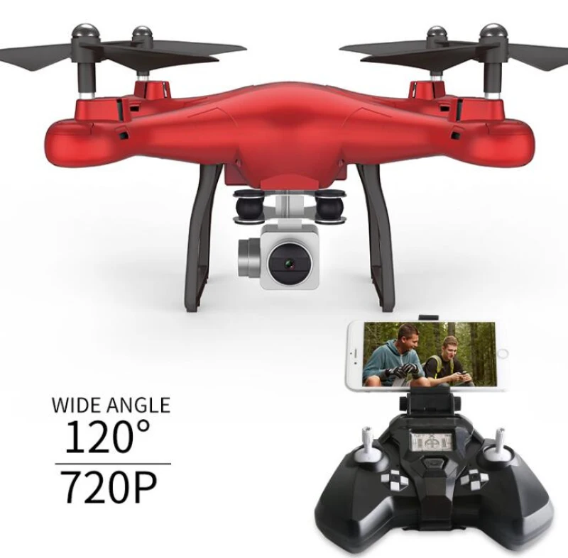 Wi-Fi FPV дистанционного управления Радиоуправляемый Дрон S10 с 720 P широкоугольная камера Безголовый режим один ключ возвращение дистанционного управления Квадрокоптер с дистанционным управлением дети подарки