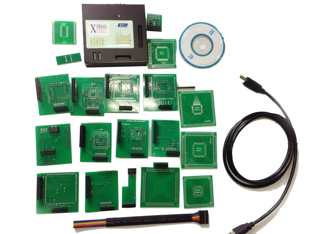 Акция X Prog M Xprog m V5.55 инструмент для настройки микросхем ECU usb ключ Полные Адаптеры