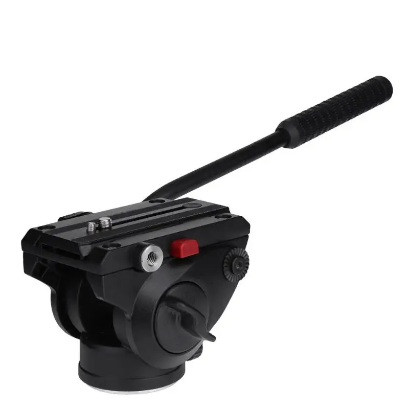 

Camera Tripod Head Aluminium Alloy Hydraulic Damping Panoramic PTZ Fluid Head Rocker Tripod Ball Head for DSLR Camera