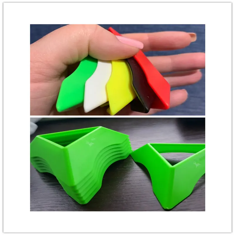 

5 Pcs/Lot Plastic Cube Base Holder Colorful Cube Display Stand Storage Rack Tripod Kids Toys Storage Holder Rack