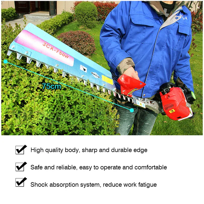 Freeshipping Two strokes Hedge Trimmer Grass Cutter Pruning Tools Electric Trimmer Pruning Saw Greenworks Garden Tool (9)