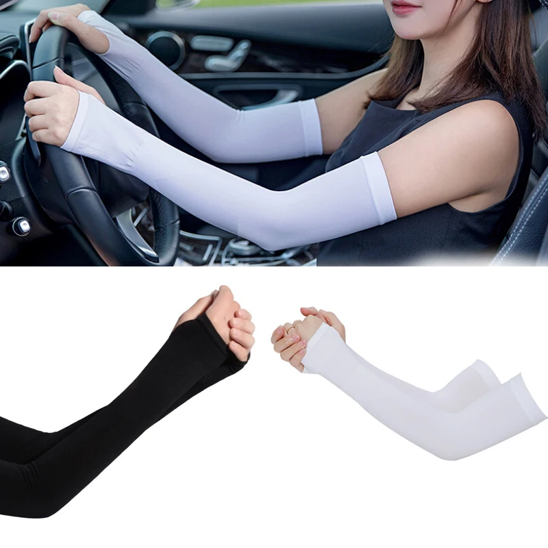 

Men Women Arm Sleeve Summer sun outdoor UV Protection Ice air conditioning Sport Arm Sleeves driving running climbing