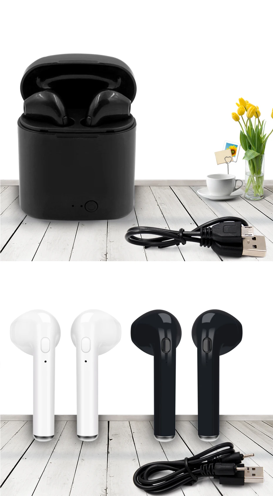 Bluetooth Wireless Earphone Twins Bluetooth Earphone Wireless Headphones Sports Mini Earphone Bluetooth Wireless Earphone (17)