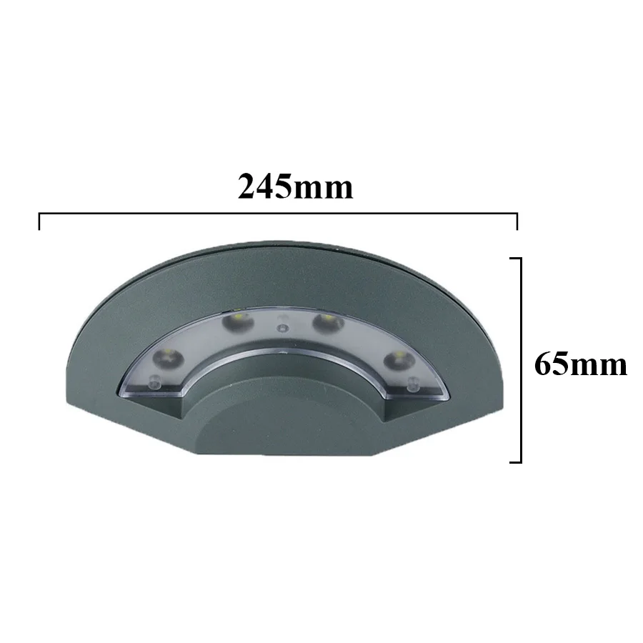 Thrisdar 12W Outdoor Garden Balcony Porch Wall Lamp Villa Courtyard Exterior Wall Light Aisle Corridor Terrace Wall Light