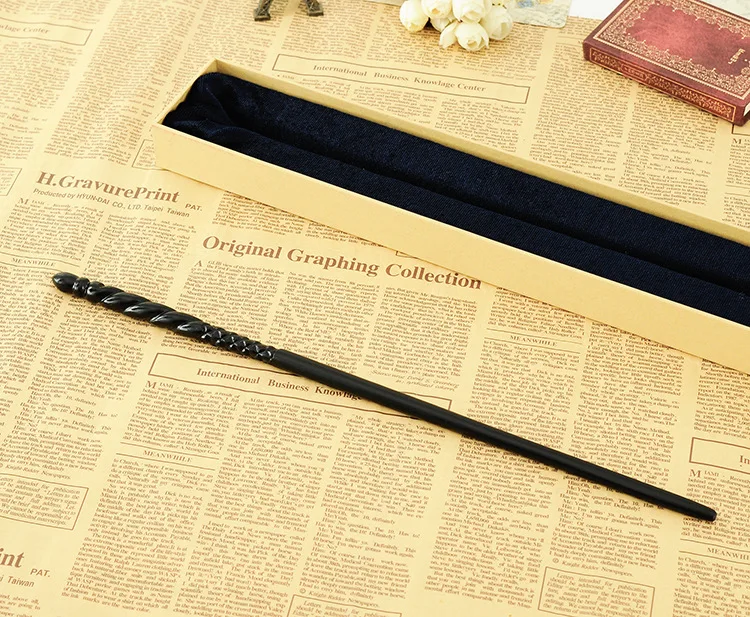 2016 Metal Core Newest Quality Deluxe Harry Potter COS Ginny Weasley Magic Wands Stick With Gift
