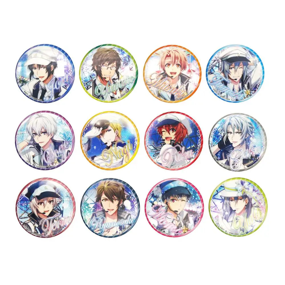Idolish7 Anime Badge Izumi Iori Yamato Mitsuki Yotsuba Tamaki Sogo Nanase Riku Kujo Tenn Gaku Momo Yuki Hoshimeguri Metal Badge Action Toy Figures Aliexpress