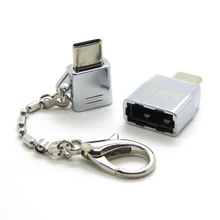 50 компл./лот 2 в 1 USB 3,1 Тип C штекерным Тип-Женский OTG и Micro USB адаптер для планшетных ПК мобильный телефон