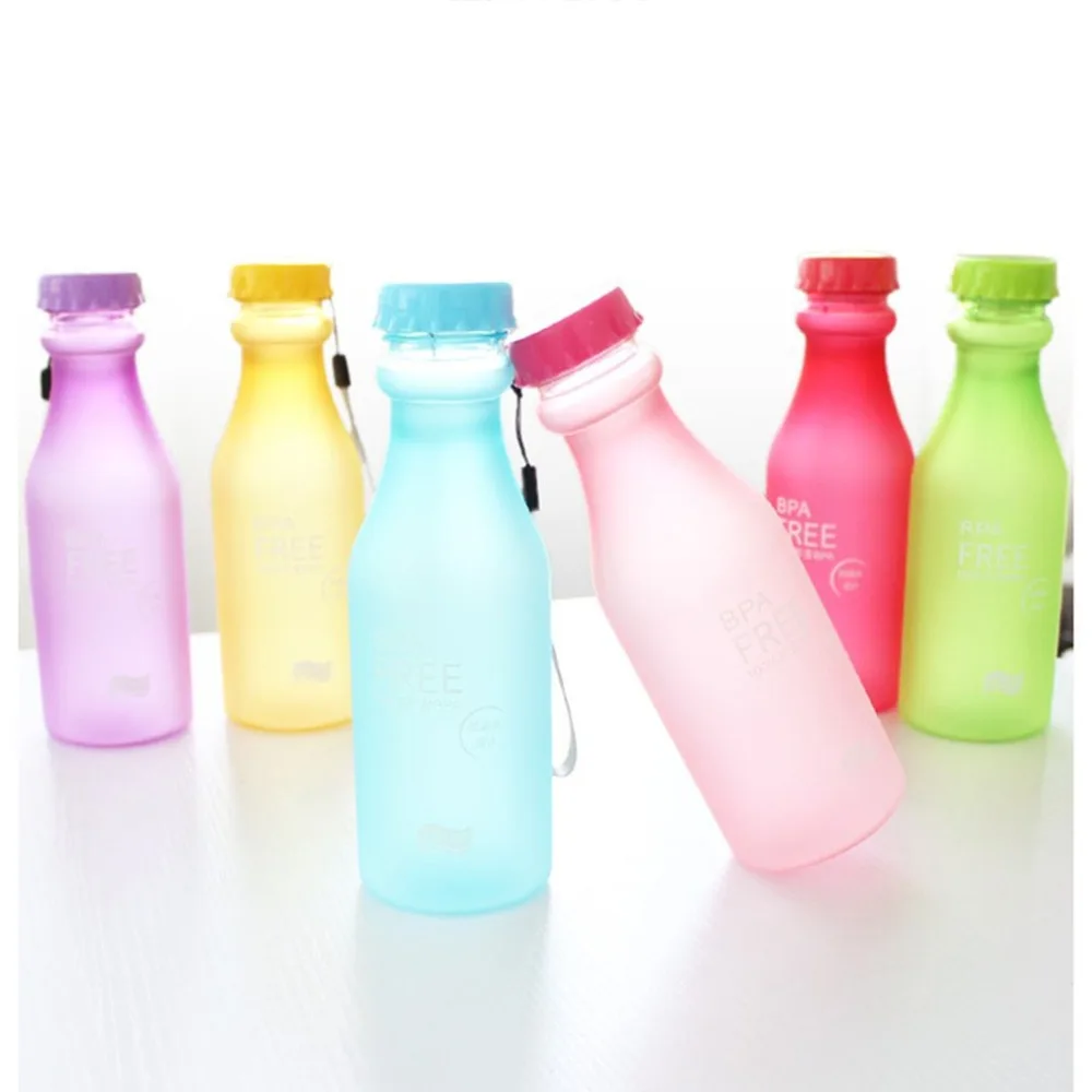 

550ml Premium PP Sport Water Bottle With sealed silicone ring Outdoor Water Kettle Vacuum processing inside Drinking Bottles