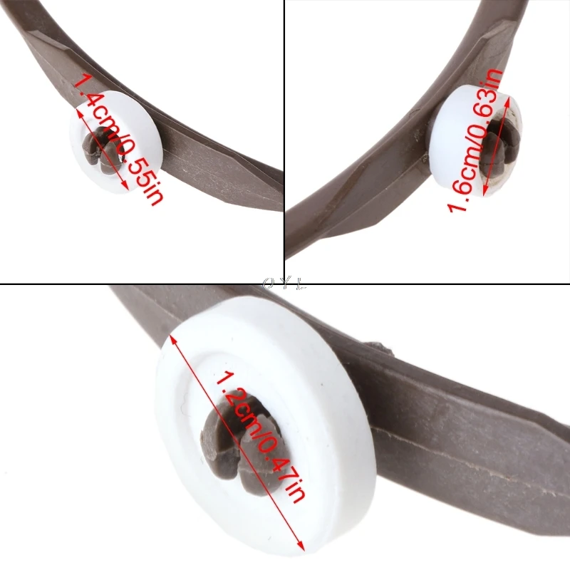 1,4 cm rad höhe Mikrowelle Teile Runde Förmigen Dreh Tablett Glas Platte Unterstützung 6,57 ''Innere