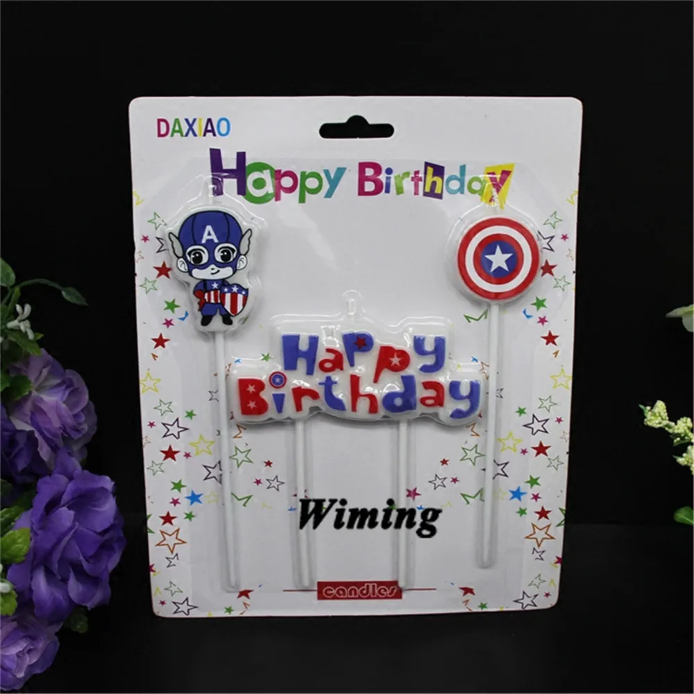 Топпер для торта на день рождения с изображением Бэтмена; флаг для детей; супергерой; вечерние украшения для торта; принадлежности для кексов
