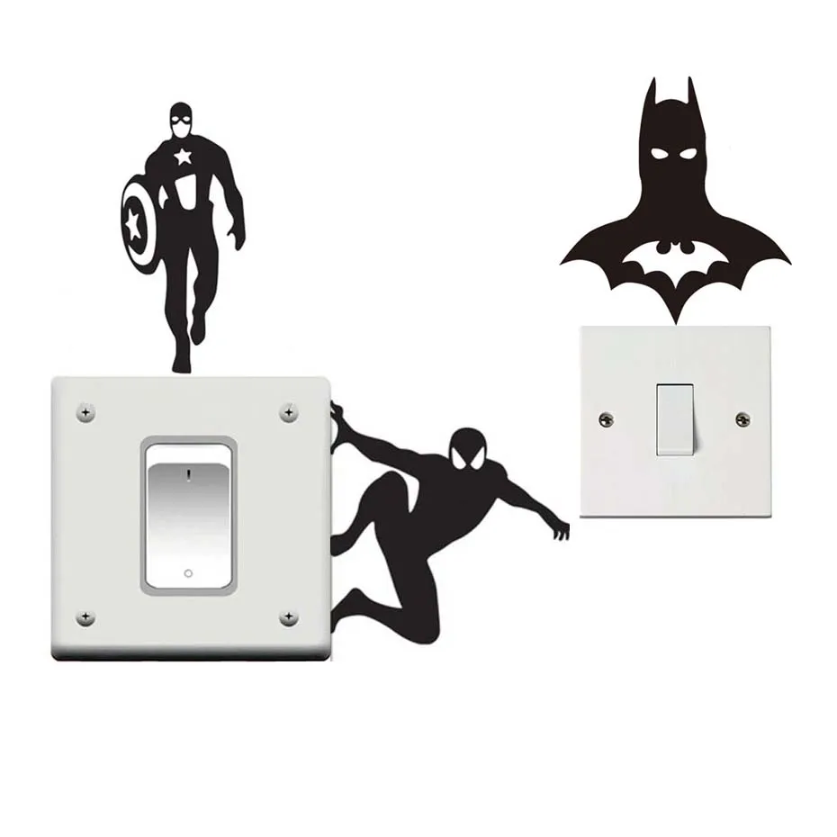 

7*15.2CM Cool superhero Car Styling Accessories Waterproof Fashion Car Sticker vinyl decal decorate sticker