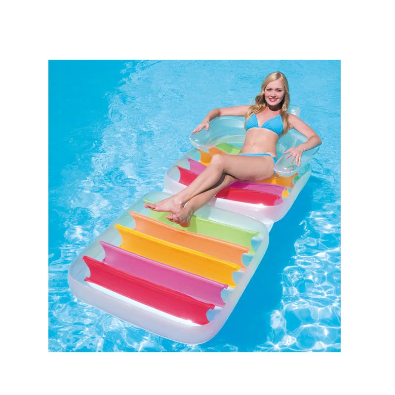 200*85 см складные спинка aqua loungers плавающий ряд надувная в воде плавающая кровать