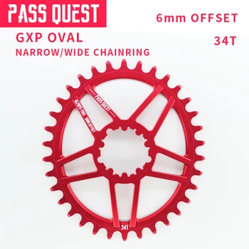 

1pcs GXP Oval Chainwheel Bicycle Crankset Mountain Bike 34T Sprockets for Sram XX1 XO1 X1 GX XO X9 Bicycle parts