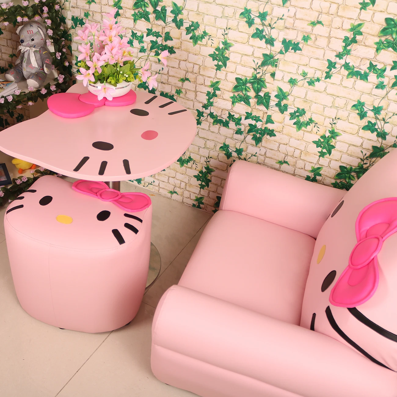 Луи мода дети учатся диван Принцесса hello kitty Набор милый мультфильм