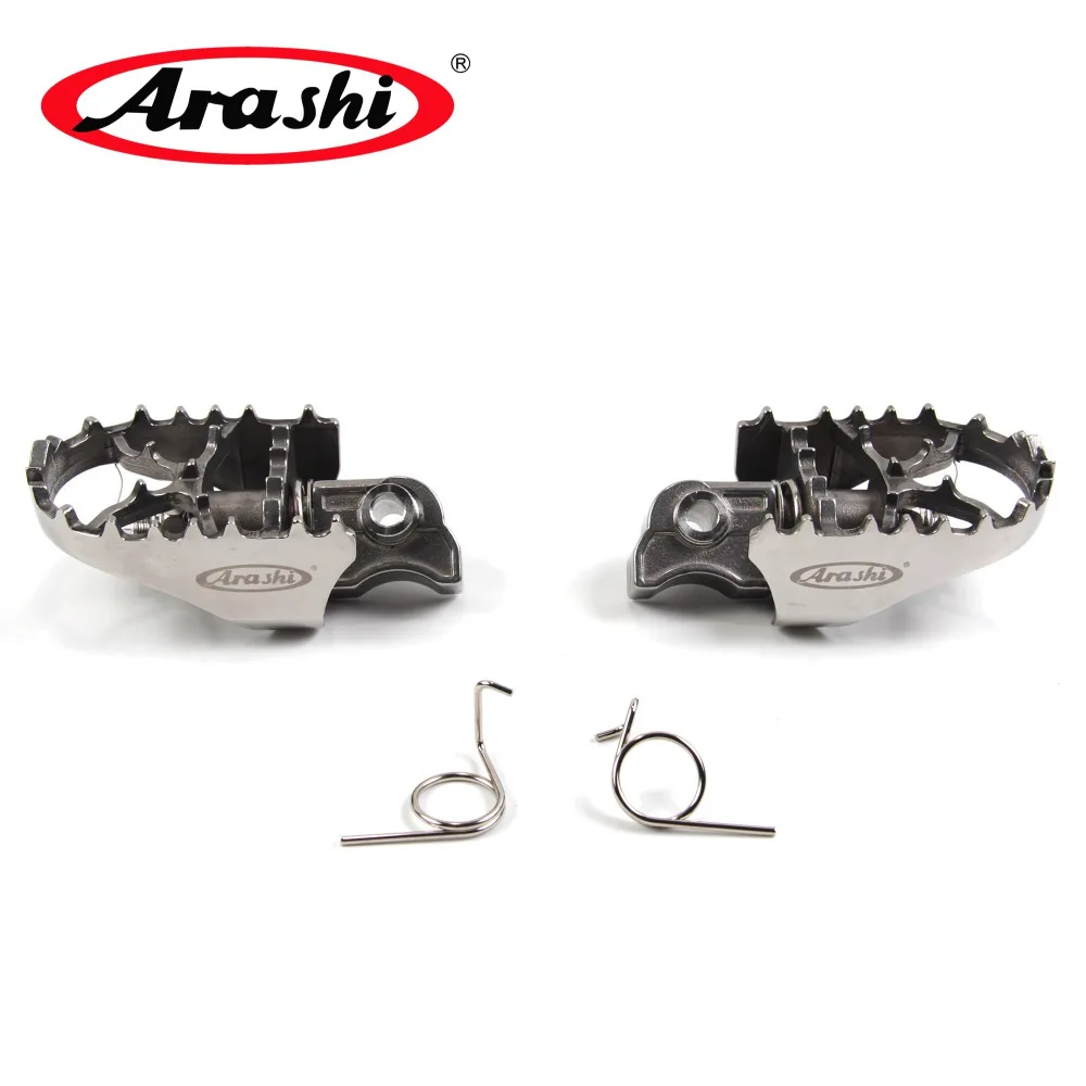 Arashi For BMW F800GT 2013- Foot Pegs Wide Pivot Footpegs Footrest F800 GT F 800 F 800GT 13 14 15 16 17 F700GS F800GS