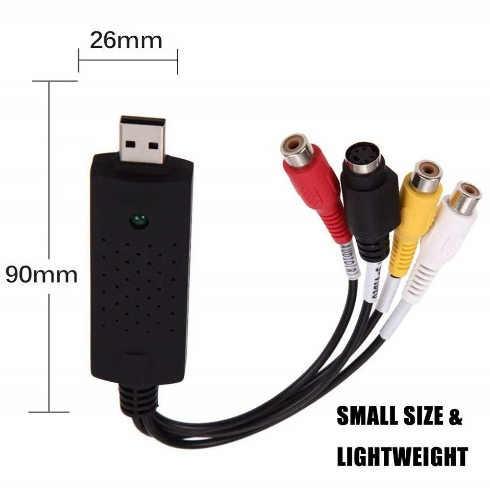 Jzyuan USB 2,0 Easycap видео ТВ тюнер DVD Audio Capture карты конвертер запись приемник Аудио Видео адаптер для Win7/8/XP