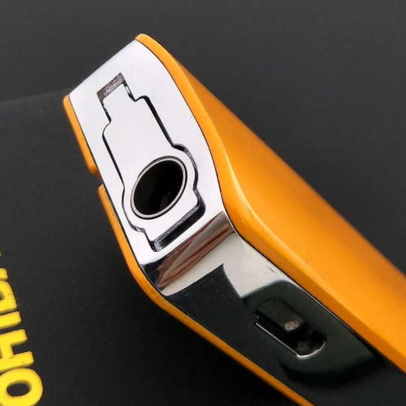 COHIBA зажигалка Металл 3 JET фонарь голубого пламени зажигалки надувная лодка с
