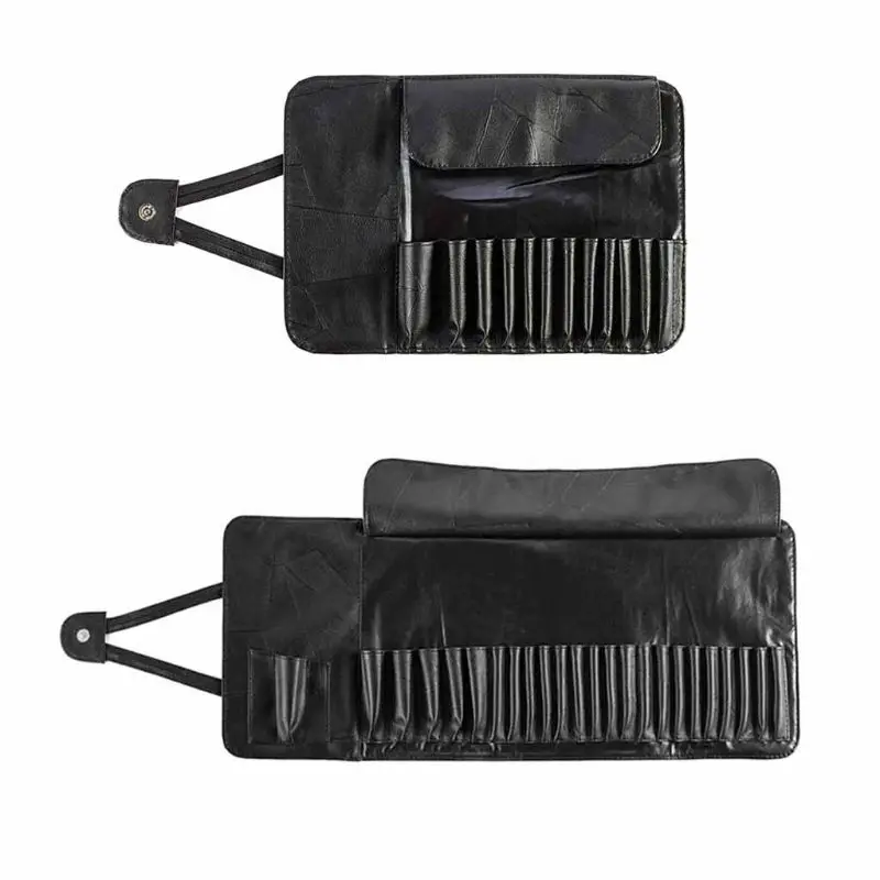 

Professional 12/24 Slot Makeup Brush Organizer Cosmetic Rolling Bag Case Container Pouch Bags