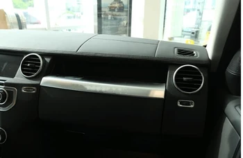 

High quality ABS black silver interior control co-pilot storage box decoration 2010-2016 FOR Land Rover Discovery 4