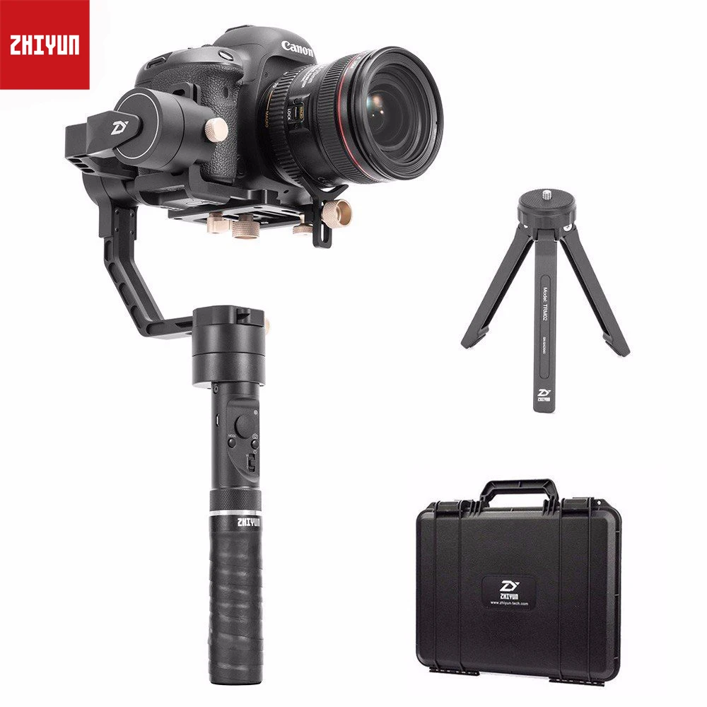 Zhiyun Crane Plus 3-осевой 3-осевой шарнирный стабилизатор для всех моделей зеркальных фотокамер Canon 5D2/5D3/5D4 MINI DSLR