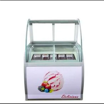 

Popsicle cabinet ice cream cabinet manual ice cream display counter-type frozen ice porridge cabinet ice cream freezer 220V