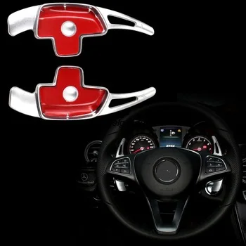 Volante Trim 1 PC di Car Steering Wheel Trim Sticker decorativo per Mercedes Benz E W213 C W205 GLC X253.