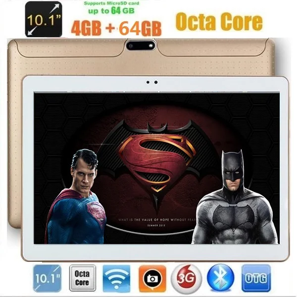 

DHL Free 10 inch Octa Core Tablet PC Android 7.0 4GB RAM 64GB ROM Dual SIM IPS GPS 1280*800 3G kids phone Tablets 10.1