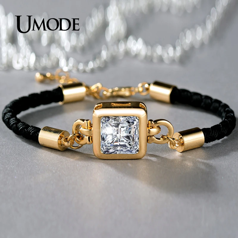 font b UMODE b font Brand Crystal Chain font b Bracelet b font For Women