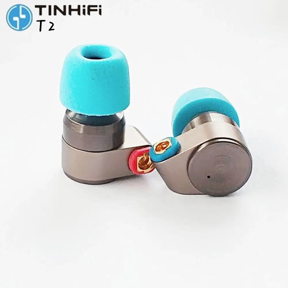 TINHIFI T2 наушники двойной динамический привод HIFI бас наушники DJ металлические 3,5 мм наушники-вкладыши с MMCX наушники оловянные T2 T3 T4