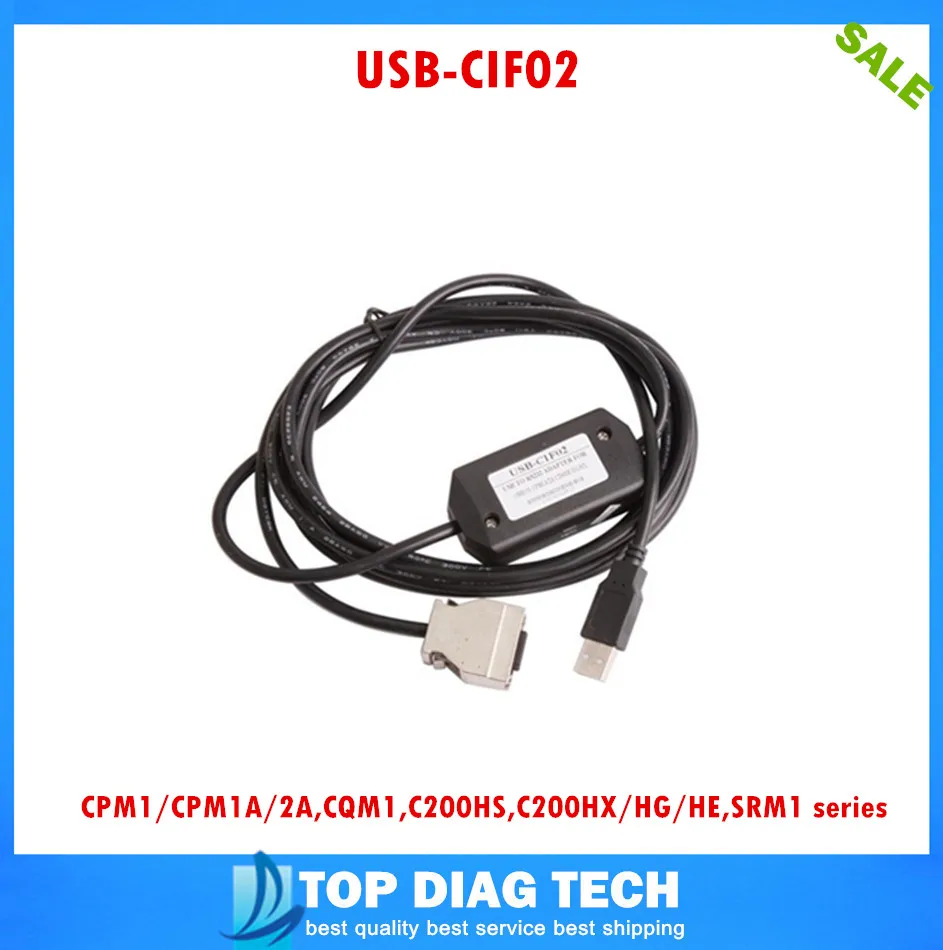 USB CIF02 plc кабель для Omron CPM1A/2A, CQM1, C200HS, C200HX/HG/HE, SRM1 серии