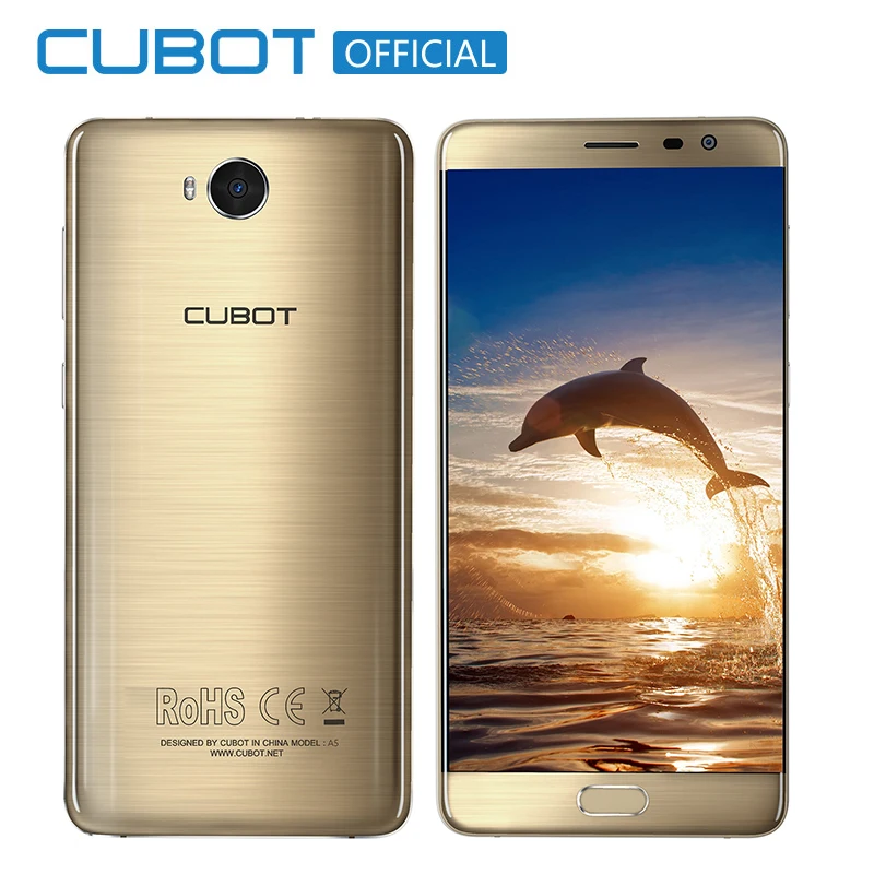 Cubot A5 Android 8 0 смартфон FHD 5 дюйма mt6753 восемь ядер сотовый телефон 3 ГБ Оперативная