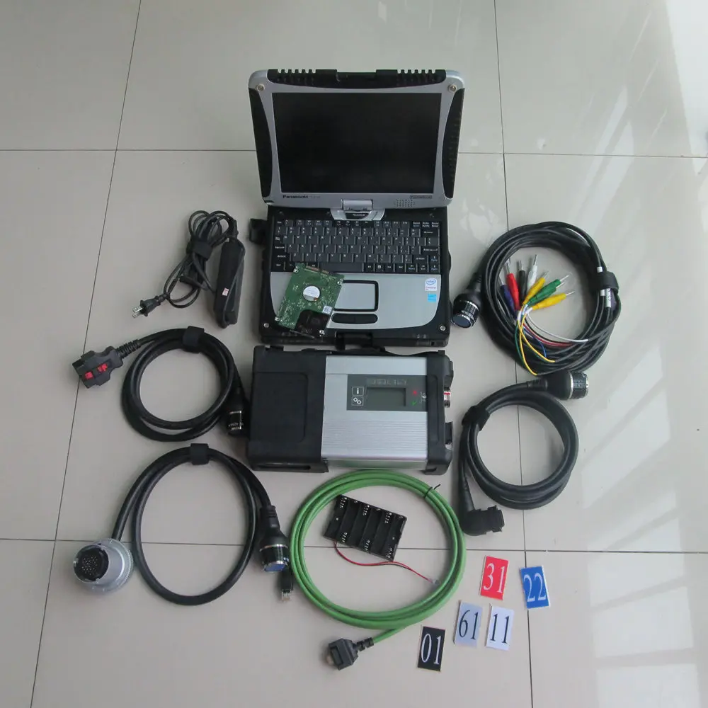  Caliente MB Star C5 SD Conenct c5 con ordenador portátil cf19 Toughbook de PC + mb star c5 nuevo so