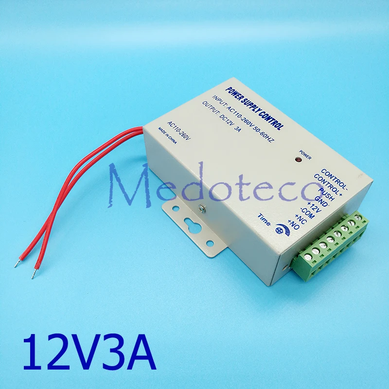 

Special Cost DC 12V3A New Door Access Control system Switch Power Supply 12V/DC 110~260V/AC Access Control Power Supply