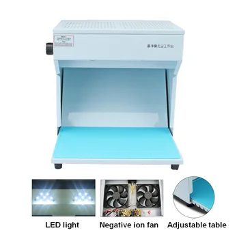 

Mini Dust Free Room Work Table Phone LCD Repair Machine Cleaning Room with Mat Tools Mobile Electronic Fix Table 220V/110V