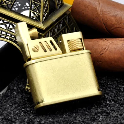 

ZORRO Brass retro-style rotary wheel kerosene lighter,Men Cigarette lighter