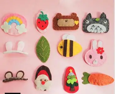 FinishedCute животные фрукты ткань фетр игрушки ручной работы без аксессуаров милый
