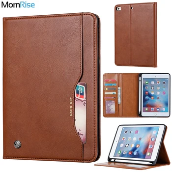 

New Luxury Vintage Suede Leather Smart Cover For iPad mini 5 2019 / mini 4 7.9 Case Wallet Card Stand Magnetic Book Classic Flip