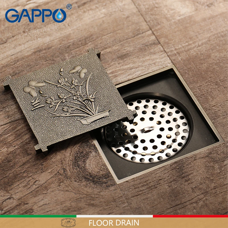 GAPPO Drains siphon sink brass drain sink drain strainer floor cover