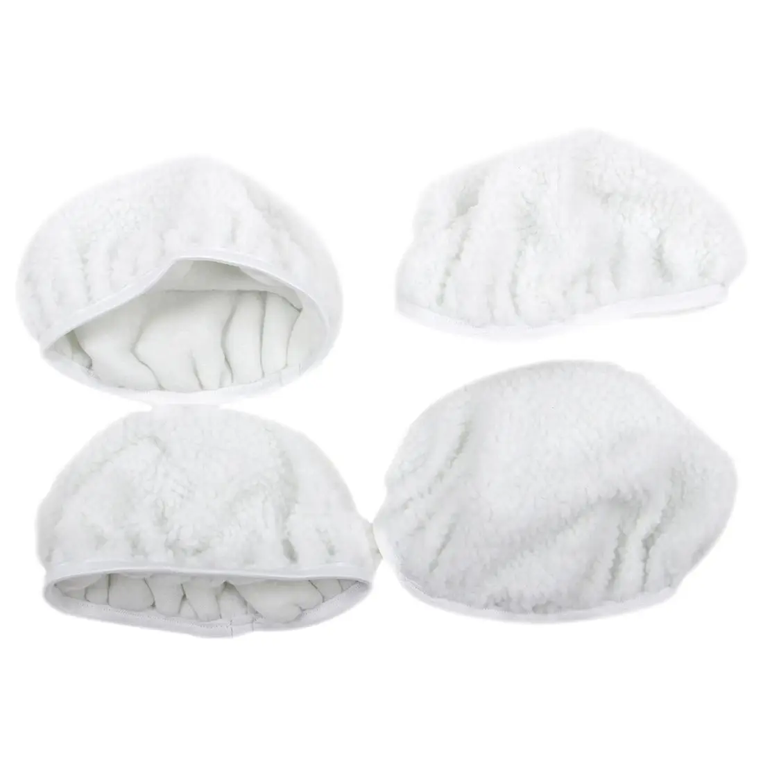 

White 4PCS Car's Polisher Buffer Waxer Polishing Bonnet