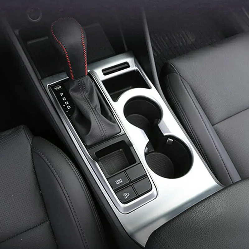 

Car ABS Plastic Interior Front Water Cup Holder Cover For LHD Tucson 2016 2017 2018