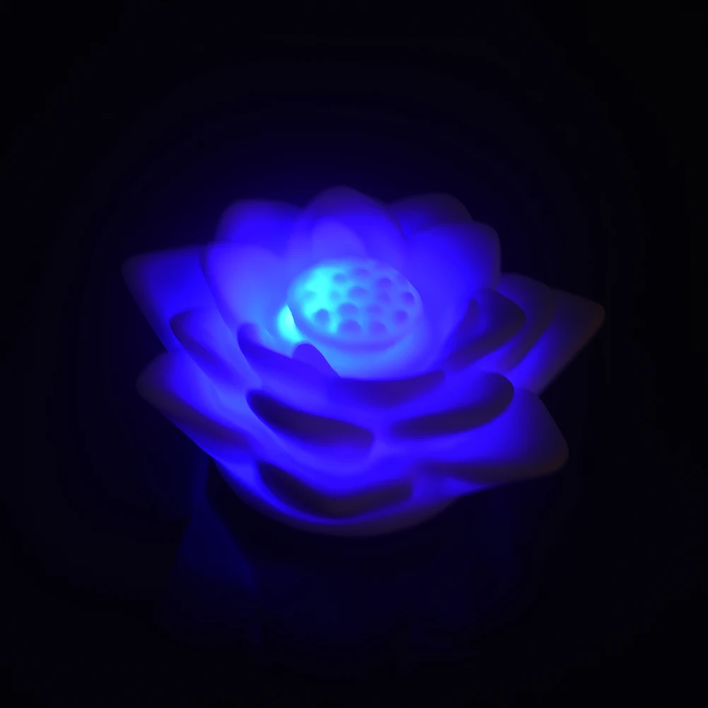 Светодиодный светильник с романтическим цветком, 7 цветов, светодиодный ночник для детей