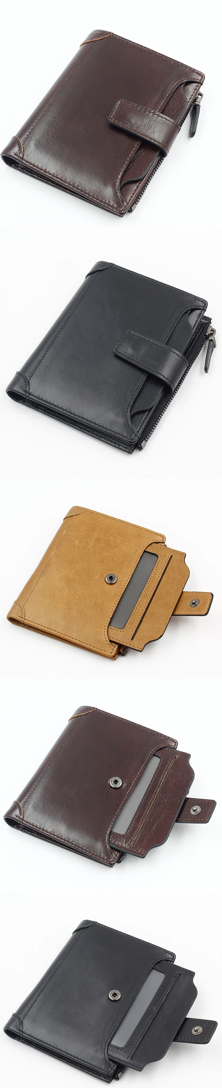 Men genuine leather wallet 110