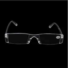 Очки ясно Rimless очки для чтения сумка Пресбиопия 1,00-4,00 диоптрий очки водителя